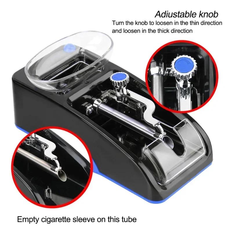 EU/US Plug Electric Cigarette Rolling Machine Automatic 8mm DIY Smoking Accessories
