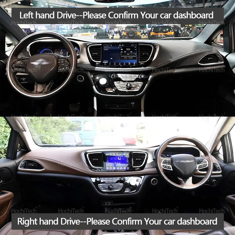 Dashboard Cover Board Anti-Slip Mat Protect Pad Car Accessories Sunshade Carpet for Chrysler Voyager Pacifica Minivan 2017-2025
