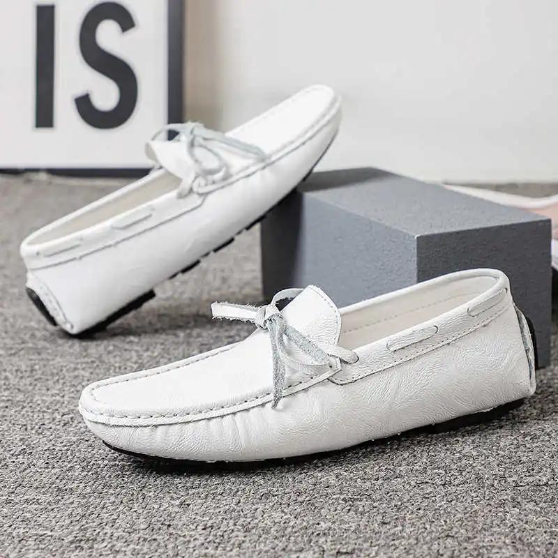 Fashion Plateforme Without Heel Sneakers Men's White Flats Loafer Men Casual Shoes Sport Flatas Super Comfortable Everything Shouse