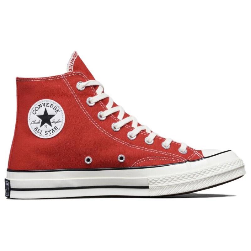 Converse Chuck 70 Comfortable and Versatile High-Top Canvas Sneakers Unisex Red