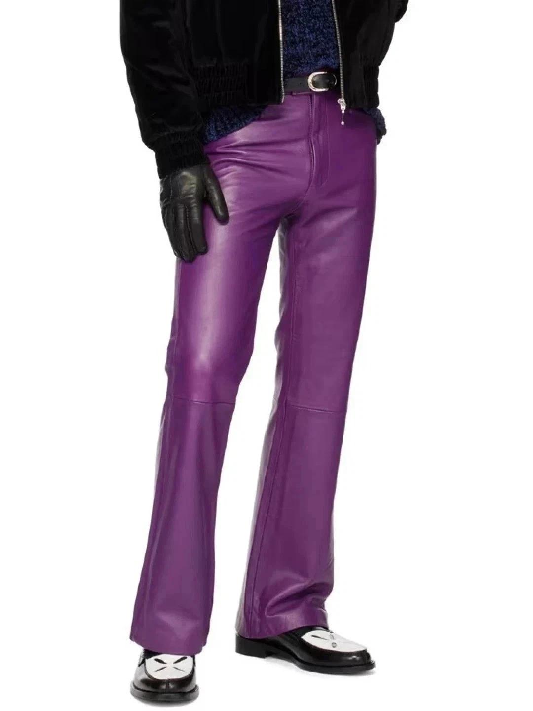 Vīriešu Bikses Tīras Biker Bootcut Roku