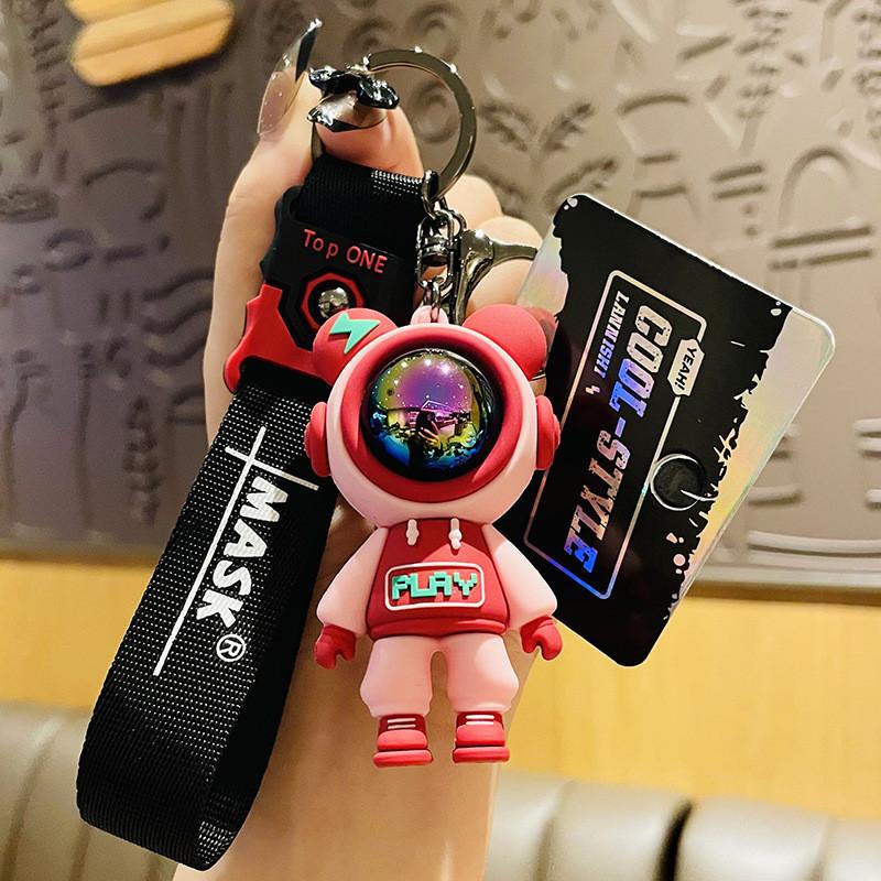 Flash Trendy Cartoon Bear Keychain Ideal For Corporate And Meeting Gifts