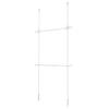 Sekisui Jushi Shoji Sekisui Tension-Type Clothes Storage Hanger TS-20W, Mounting Height: 205-275cm, Hanger Hanging Pipe: Extendable Width: 72-110cm