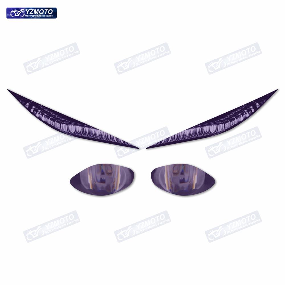 For YZF R6 2017-2023 Motorcycle Track Version Edition Headlight Decoration Sticker Motorbike Headlight Protective Film Stickers
