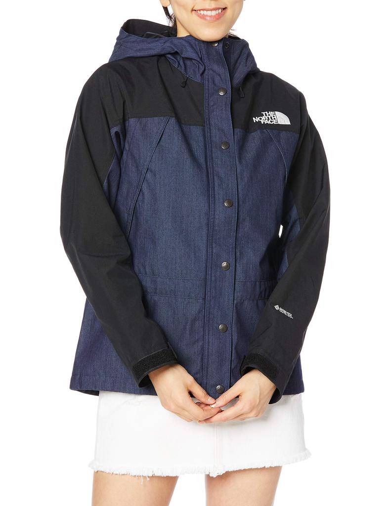 The North Face Mountain Light Denim Waterproof Nylon Indigo Size S Women's Jacket, NPW22135, Gore-Tex Denim,