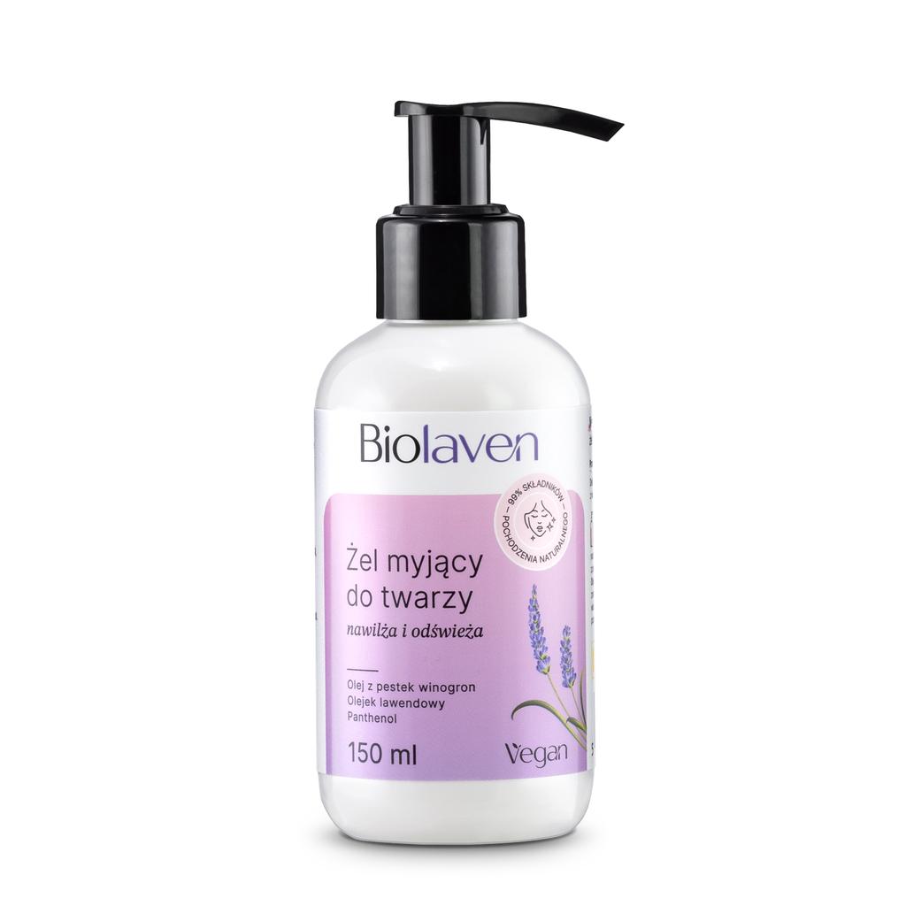 Biolaven 150ml Gentle Purifying Facial Cleansing Gel – Sulfate-Free, Vegan Skincare Solution for Clear, Fresh Complexion