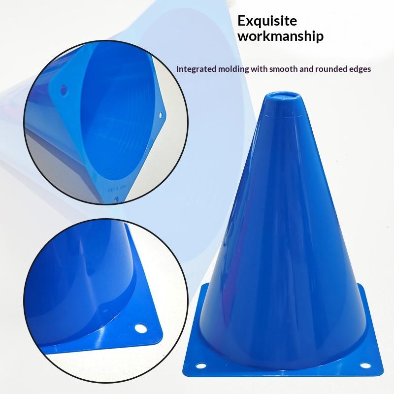 10Pcs 18CM Sports Training Cones High Visibility Marker Cones for Football Road Practice Youth Soccer Training Accessories