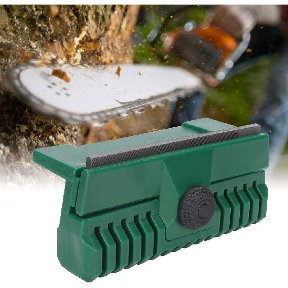 Chainsaw Bar Rail Dressers, Universal Electric Chainsaw Chain Guide Bar Rail Dresser File Steel Chain Saw Track Repairer Tool for //Echo Bars