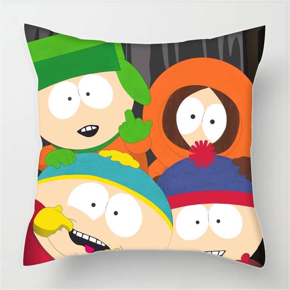 Movie S-South Parks Cartoon  Pillowcases Cushion Covers Living Room Sofas Home Decor Gifts