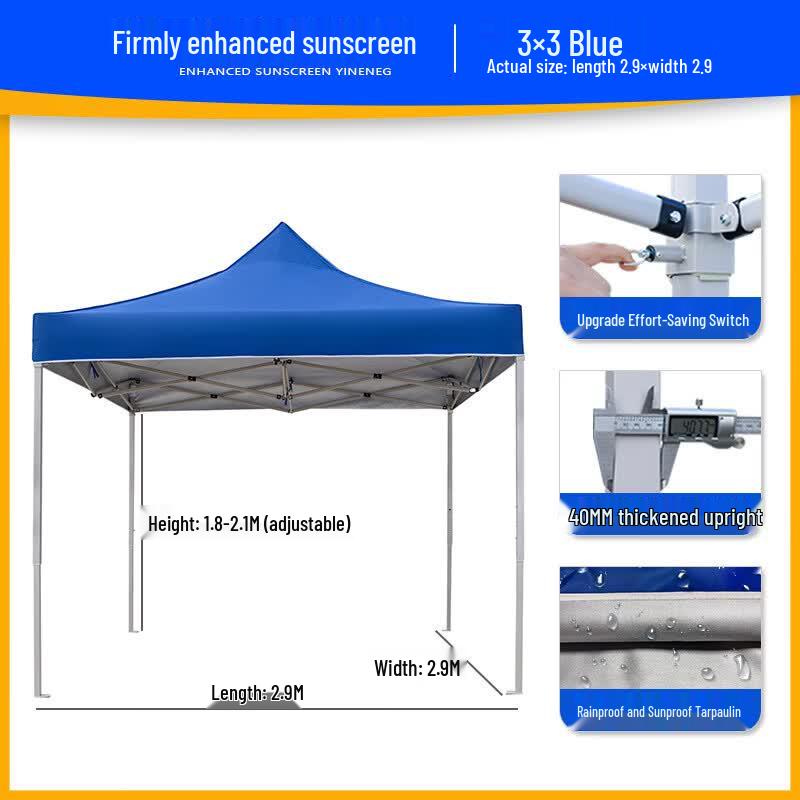 Heavy-Duty Outdoor Folding Canopy Tent