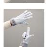 Women's Winter Touchscreen Fleece-Lined Water-Repellent Cycling Gloves