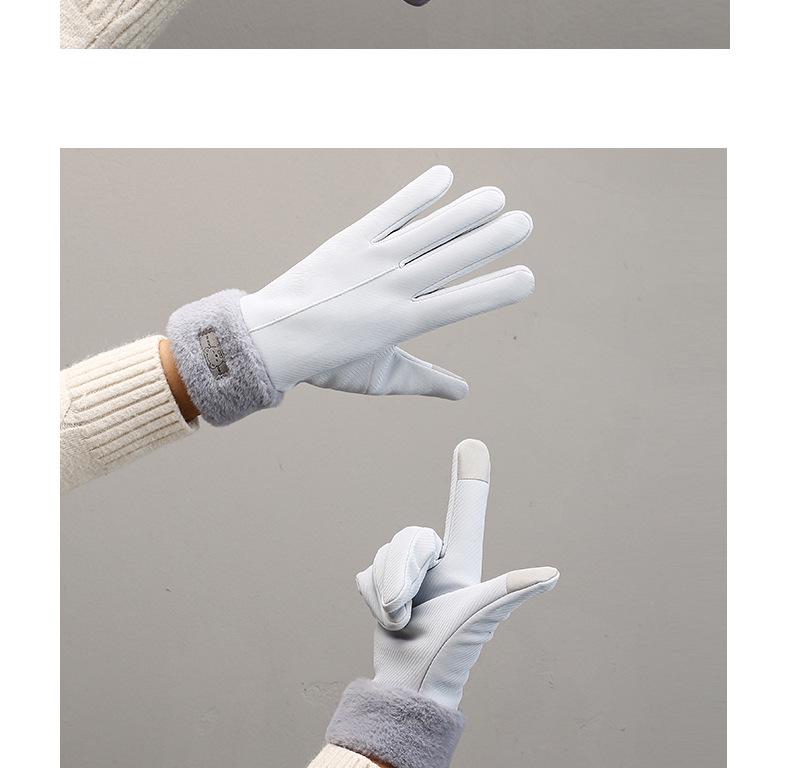 Women's Winter Touchscreen Fleece-Lined Water-Repellent Cycling Gloves