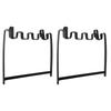 2PCS Hanging Trash Bag Holder Iron Foldable Under Sink Garbage Bag Rack for Kitchen Cupboard Frame Cabinet Door