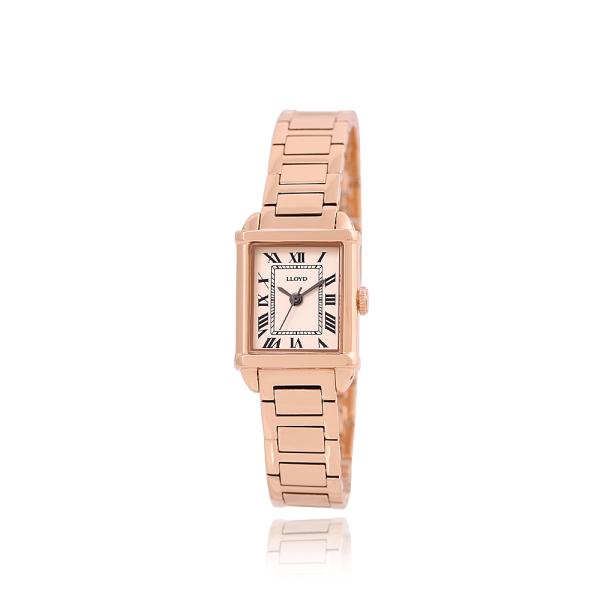 

Металлические часы LLOYD Full Roman Square из розового золота LL2G20108RGG