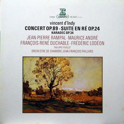 LP Record ORCHESTRE DE CHAMBRE JEANFRANCOIS   Dindy Concert Op. 89 Suite En Re  REL8328 ERATO 1983 Japan Obi Classical Used