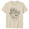 Mystical Whale Mushroom Moon Nature TShirt Whales Mushrooms Fantasy Nature