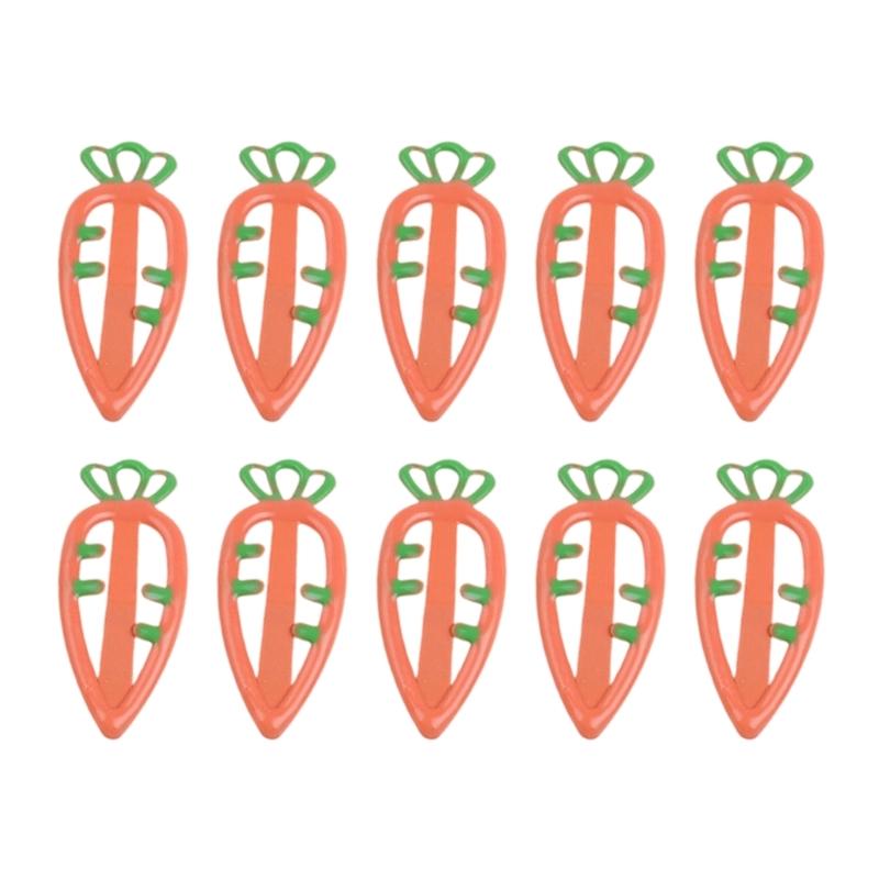 Casual Barrettes Hairpin Hair Clip Carrot 2000s Easter Lovely Bunches Headwear Sweet Carrot Shape оранжевый