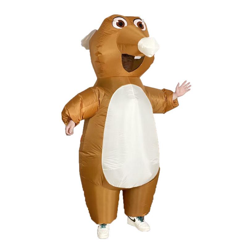 Cute Inflatable Mouse Costume for Halloween and Christmas - Adult Cosplay and Performance Outfit