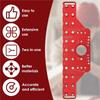 A03F-Woodworking Hole Drilling Guide Set For Cabinet Doors For Shelf Pins And Hinge Installation