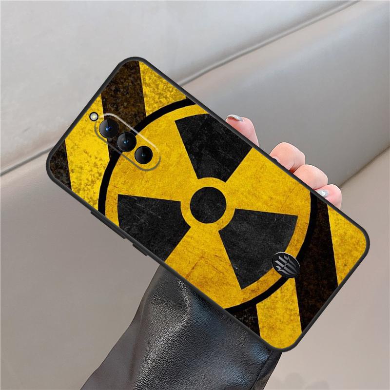 

Nuclear Radiation Emblem Case For ZTE Nubia Red Magic 10 Air 5G 6R 6 7 7S 6S Pro RedMagic 10 9 8 8S 9S Pro Plus Cover RedMagic 8S Pro Plus