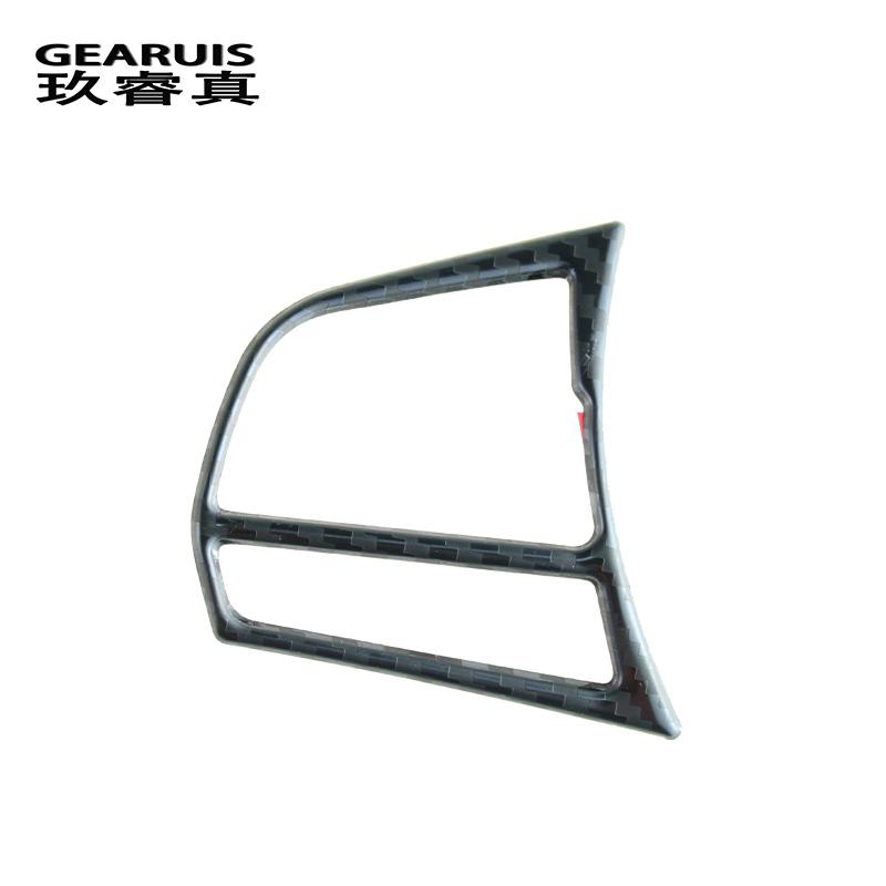 Für BMW F20 F21 F30 F34 F32 Zubehör Innen Carbon Faser Auto Lenkrad Tasten rahmen Aufkleber Abdeckungen Trim