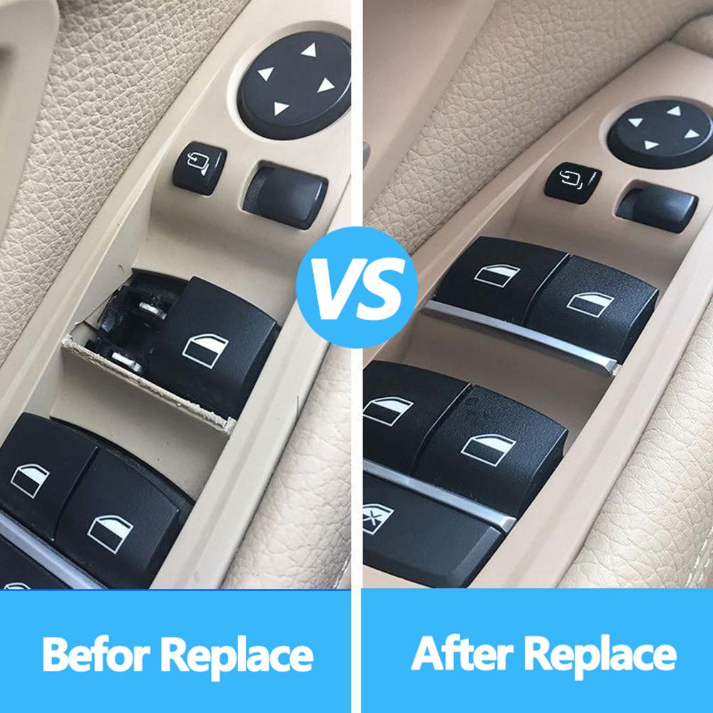 Electrical Power Chrome Master Window Switch Control Button Regulator For BMW 3 5 7 X3 X4 F30 F35 F25 F26 F07 F10 F18 F01