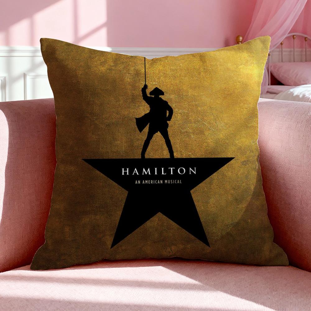 Horloge H-Hamilton Kussenhoes Ademende Linnen Kussensloop Zomer Geurloos Eco-Vriendelijk Onzichtbare Rits Wasbaar 40x40cm