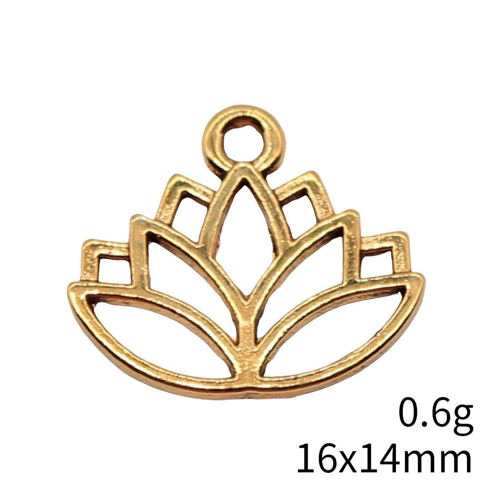 Back To School Bag Charms Rose Lotus Charms Pendant Women's Bags Bracelet Pendant