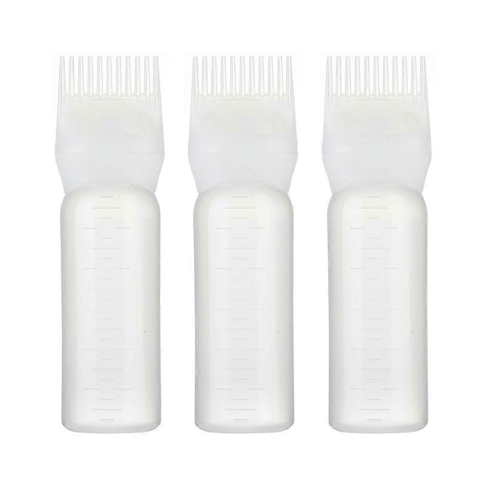 Hair Dye Bottle Applicator Comb for Even Hair Coloring Distribution 6Pcs