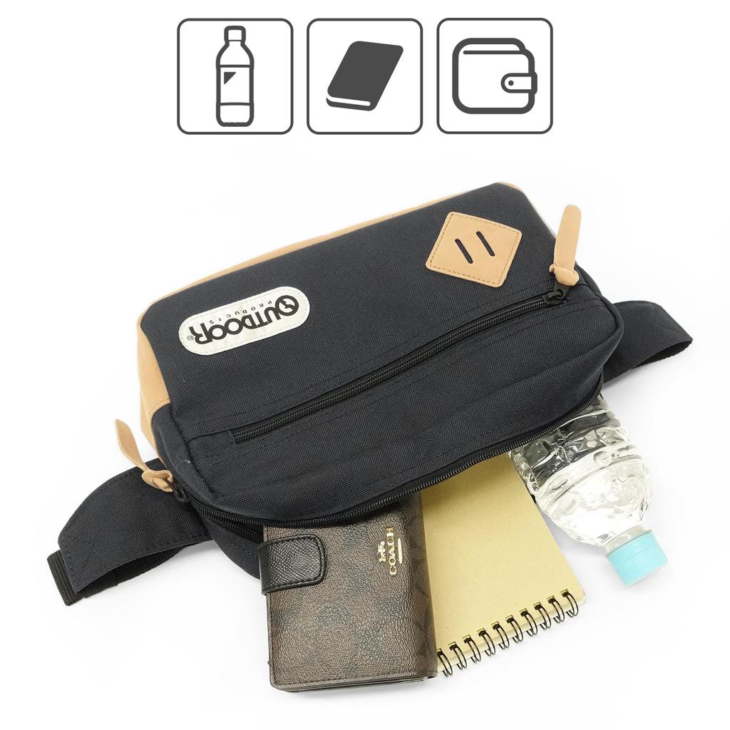 Outdoor Products Classic Body Bag 12469569 Black (Black)