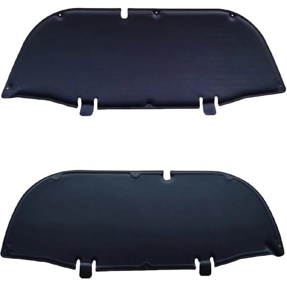 Front Engine Hood Insulation Pad Soundproof Mat Cover Foam Sound Heat Cotton Fireproof Compatible For Toyota Corolla Cross 2020-2025(Black)