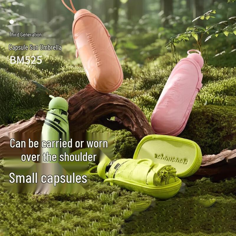 

Beneath The Banana 5-Fold UV Protection Capsule Umbrella