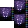 New Pokemon Go 3d Sylveon Night Light With Stunning 7 Color Change Led Desk Lamp