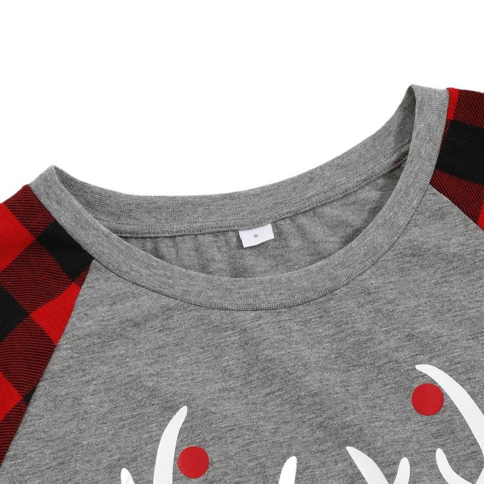 European & American Cartoon Print Christmas Long Sleeve Homewear Set