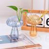 Mushroom Vase Elegant Home Decor Hydroponics Glass Vase Water Planting Glass Container