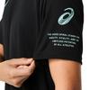 Training Wear DRY LOGO GRAPHIC SHORT SLEEVE TEE 2033C184 Unisex Adult 001 S [ASICS] (PERFORMANCE BLACK/ILLUMINATE MINT)