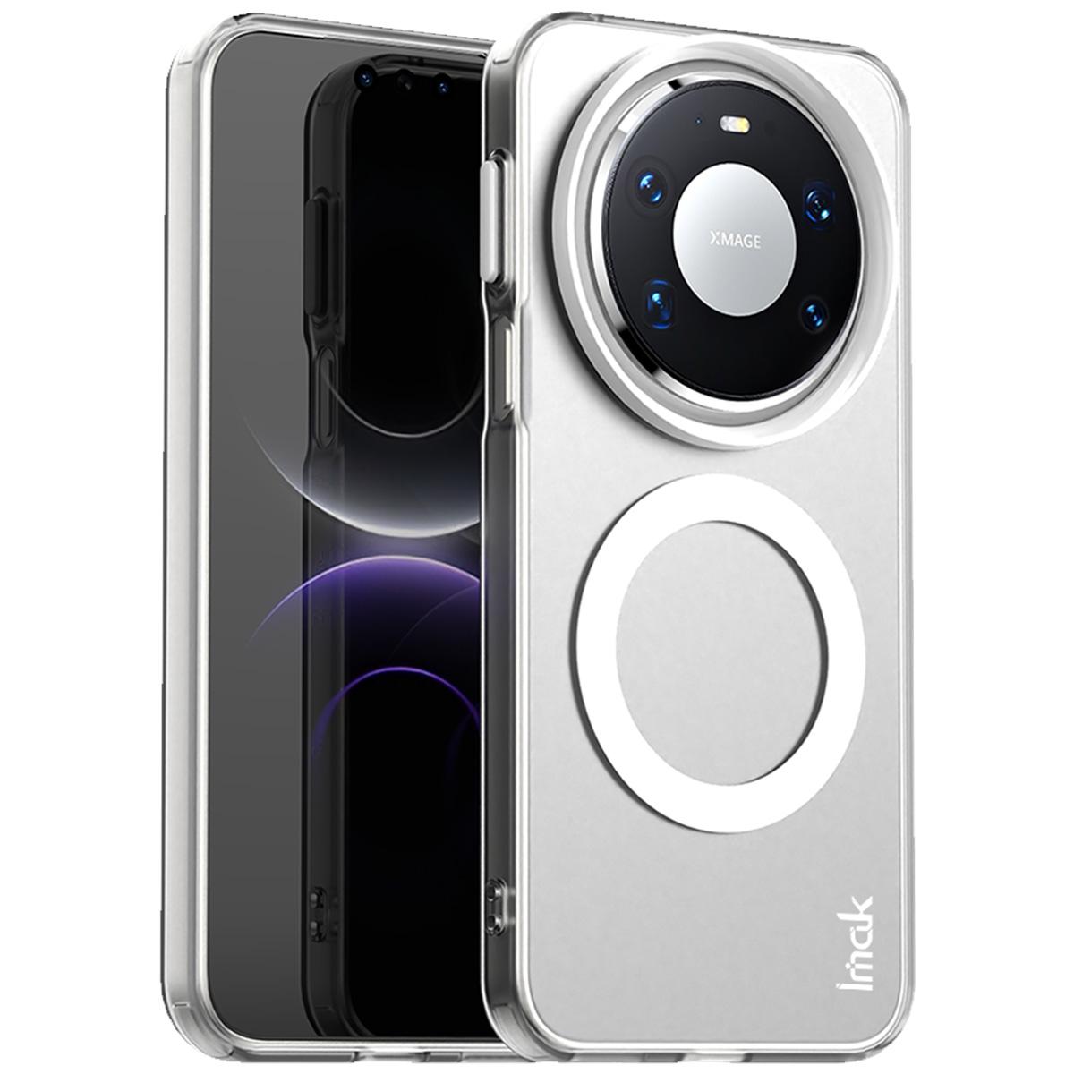 Чехол для телефона Huawei Mate 80 Pro Max IMAK Шоколадный Магнитный Чехол Huawei Mate 80 белый