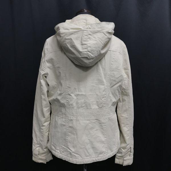 Tommy Hilfiger Hilfiger Denim Abnehmbare Kapuze Gepolsterte Militärjacke Damen M Beige(GEBRAUCHT)