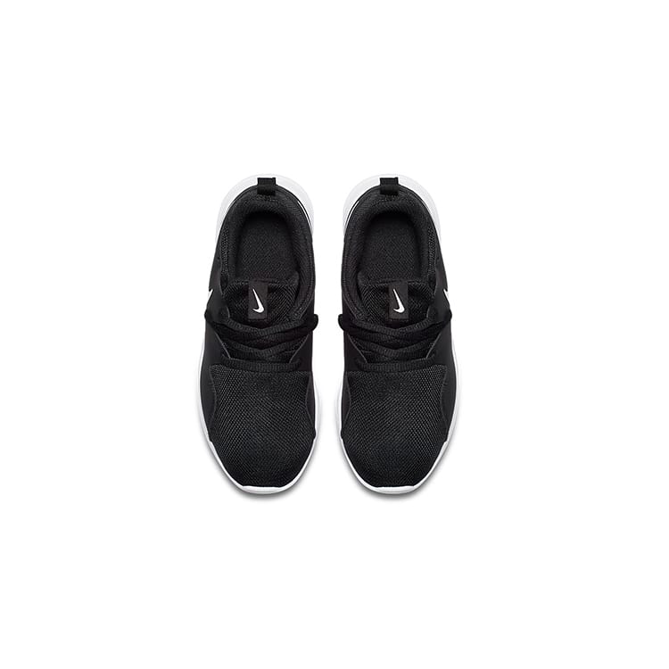 Nike Tessen Mesh Low Top Running Shoes Black White Children Aged 3 7 Years Old AH5237-003