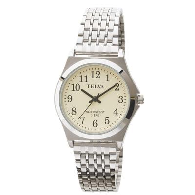 [Clefa] Analoge Herrenuhr Wasserdicht Metallarmband Silber TE-AM150-CHS