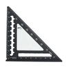 4inch Triangle Ruler Measurement Tool Aluminium Carpenter Tools Inch Metric Angle Ruler Speed Square Woodworking Tool