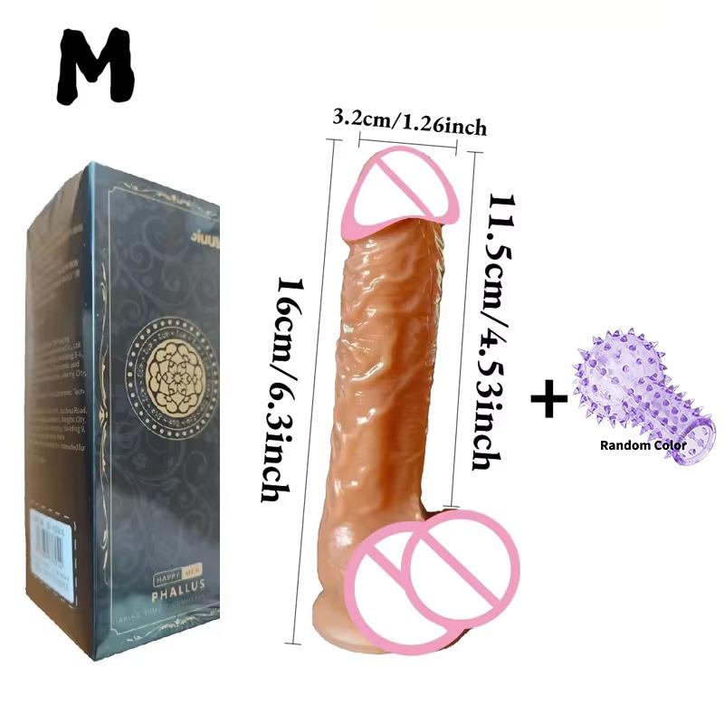 Soft Realistic Thick Huge Dildo Gay Adults Sex Toy for Women Suction Cup Big Dick Anal Plug Vaginal Masturbators Silicone Penis