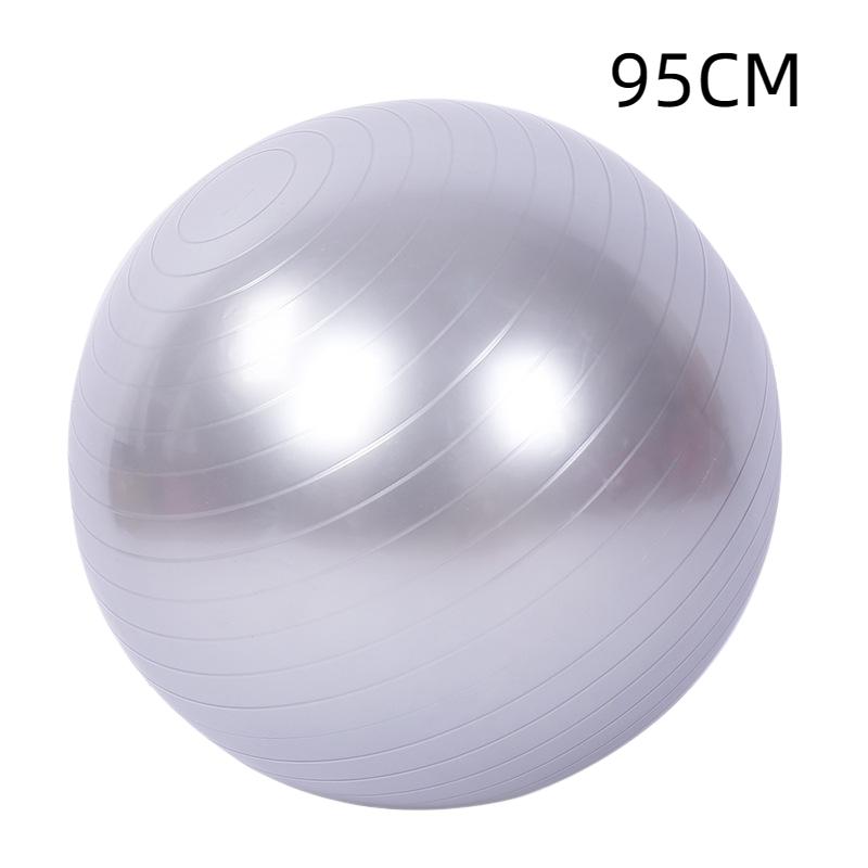 Yoga-Pilates-Ball für das Fitnessstudio, für Fitness, Ballon-Abdeckung, Workout über weichem, großem Übungsball, 45 cm, 55 cm, 65 cm, 75 cm, 85 cm, 95 cm
