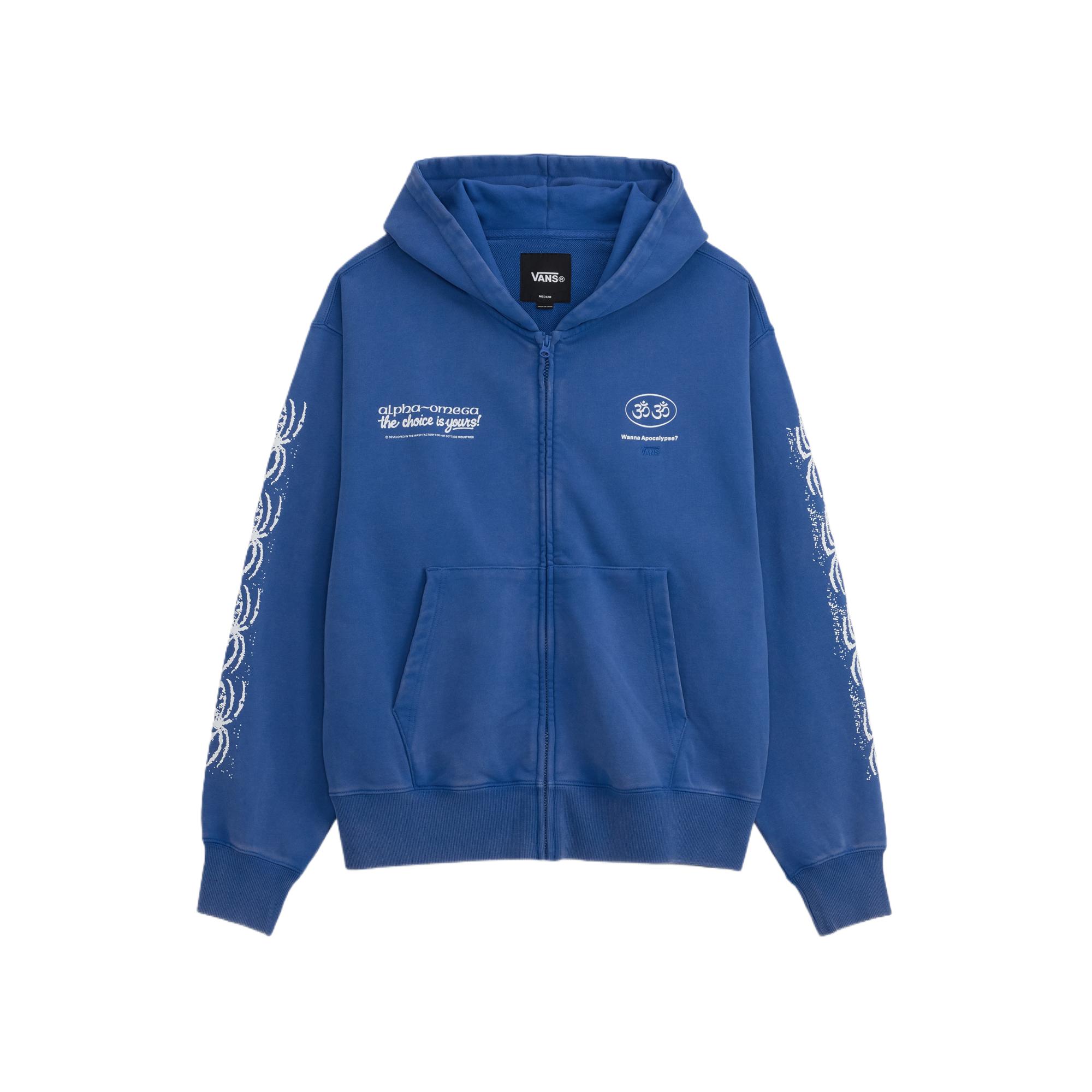 Vans Artist Full Zip Hoodie With Kangaroo Pocket Men hoodies VN000VT07WM M