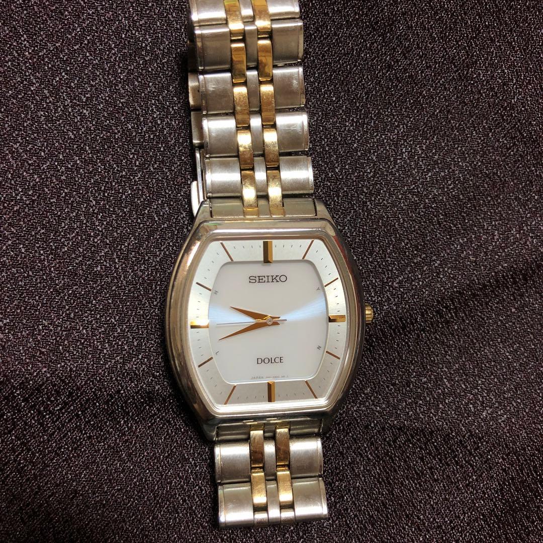 Used [Rare model] SEIKO DOLCE solar radio clock