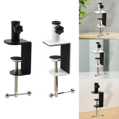 Table Mount Clamp Protective Sturdy with Adjustable Screw Shockproof Anti Scratch Practical Arm Stand Holder for Monitor Cameras