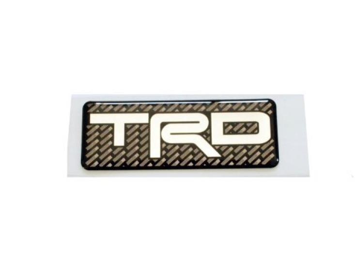 

продукт импортирован напрямую из Toyota TRD карбоновая задняя [подлинная американская] эмблема/наклейка (для оклейки дверей/задних дверей)