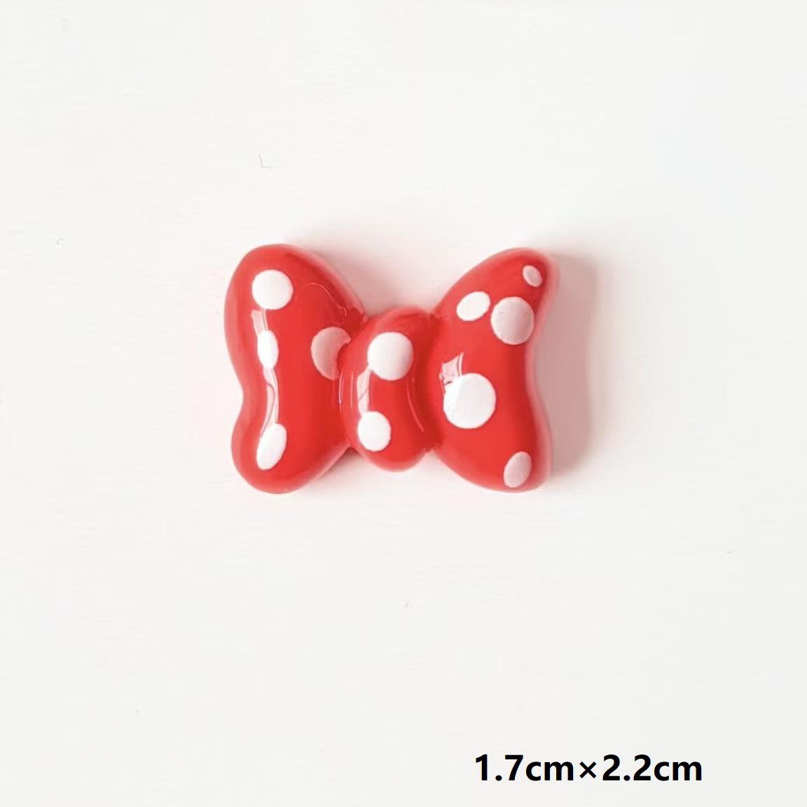DIY Resin Cartoon Apple Animal Set: Hair Clips, Keychains, Crocs Charms банта