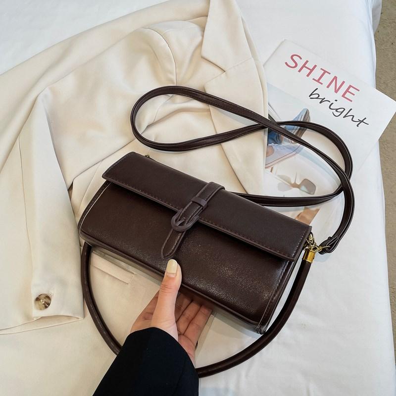 Autumn Foreign Style Small Bag Women's 2025 New Korean Version Casual Retro Shoulder Messenger Bag Trendy Fashion Small Square Bag