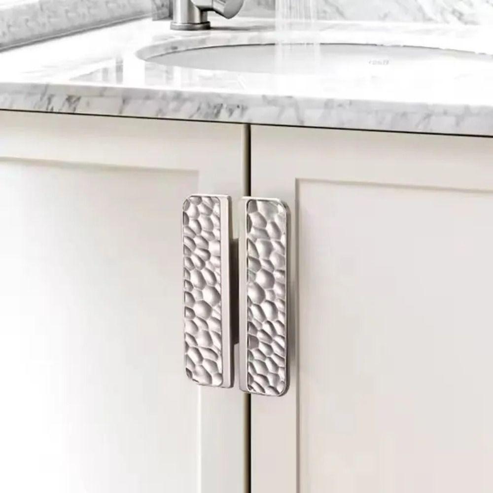Retro Zinc Zinc Zinc Alloy Furniture Door Knob Unique Line Design Cabinet Handle  Drawer